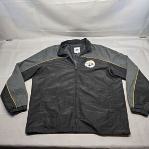 nfl pittsburgh steelers‎ jacket Men XL Black